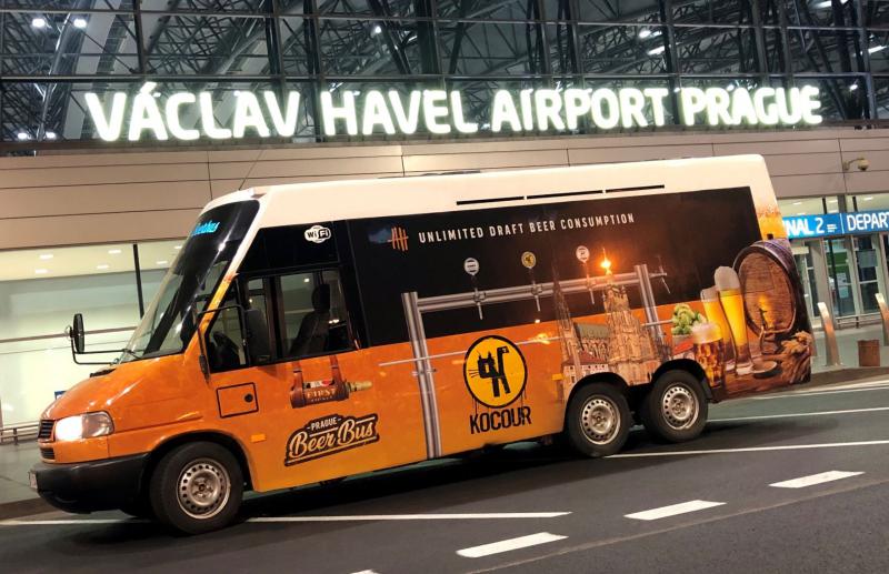 Prague Beer Bus Airport Transfer